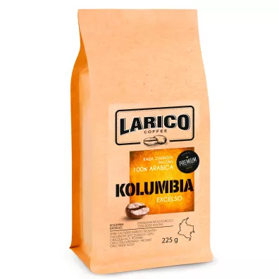 Larico Kawa ziarnista wypalana metod tradycyjn Kolumbia Excelso 225 g