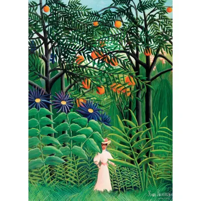 Puzzle 1000 el. Kobieta w egzotycznym lesie, Henri Rousseau Eurographics
