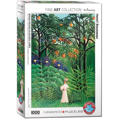 Puzzle 1000 el. Kobieta w egzotycznym lesie, Henri Rousseau Eurographics
