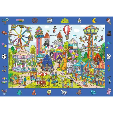 Puzzle obserwacyjne 100 el. Spy Guy Miasteczko Trefl