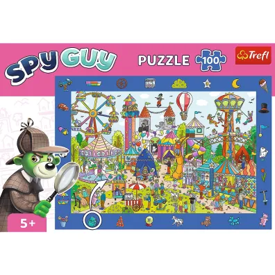 Puzzle obserwacyjne 100 el. Spy Guy Miasteczko Trefl