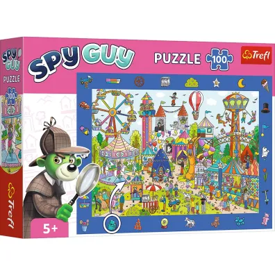 Puzzle obserwacyjne 100 el. Spy Guy Miasteczko Trefl
