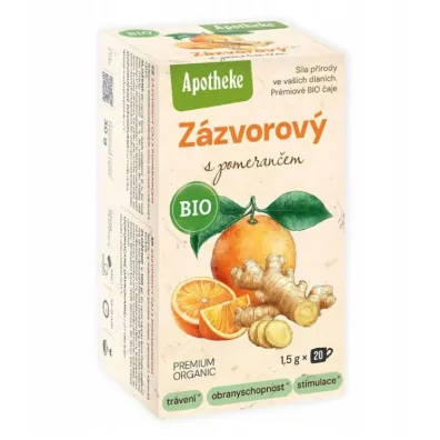 Apotheke Herbatka imbirowa z pomara�cz� 20 x 1.5 g Bio