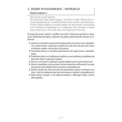 Kto s�ucha, nie b��dzi Zadania doskonal�ce uwag� i pami�� s�uchow�