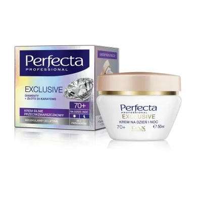 Perfecta Exclusive krem silnie przeciwzmarszczkowy na dzie� i na noc 70+ 50 ml