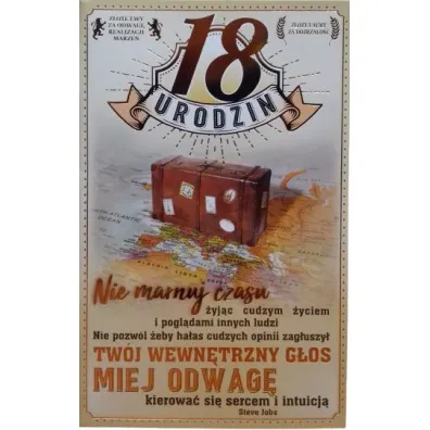 AbCard Kartka okoliczno�ciowa Urodziny 18 U67