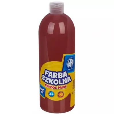 Astra Farba szkolna ciemnobr�zowa 1000 ml