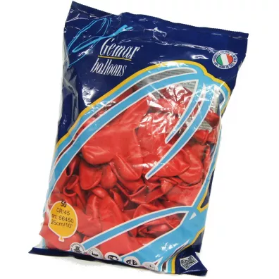 Godan Balony pastelowe Serce bez nadruku czerwone 50 szt. - Balon Cr Pastel Serce Bez Nadruku Czerwo