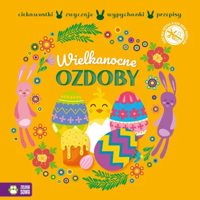Wypychanka papierowa 29x29 cm Wielkanocne Ozdoby Wielkanoc ZIELONA SOWA 996722