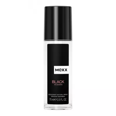 Mexx Black Woman dezodorant spray szk�o 75 ml
