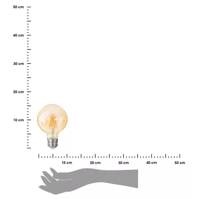Atmosphera arwka LED Amber Straight E27 2W