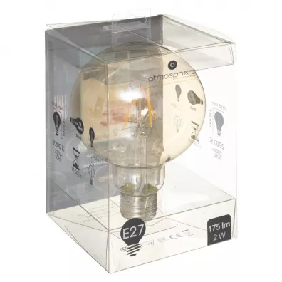 Atmosphera arwka LED Amber Straight E27 2W