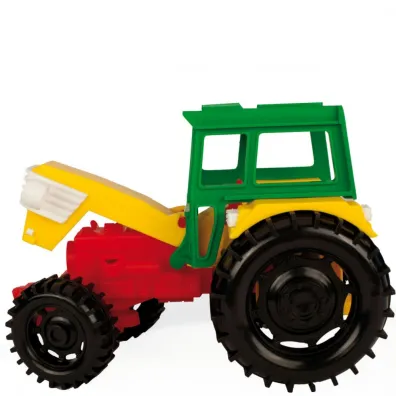 Traktor z przyczep� na konia Wader
