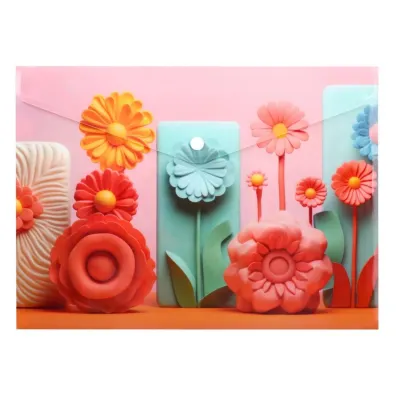 Panta Plast Koperta A4 PP na nap� z nadrukiem Modern Flowers