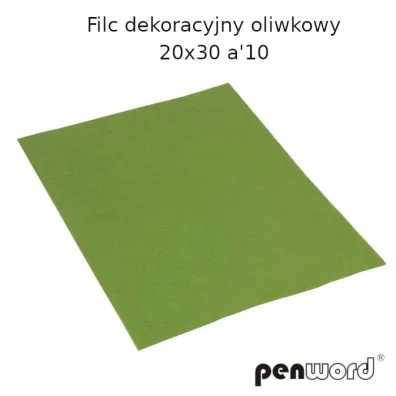Polsirhurt Filc dekoracyjny oliwkowy 20x30 cm