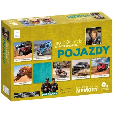 Gra edukacyjna memory - Pojazdy * * Edipresse Ksi��ki - Jacek Bonecki