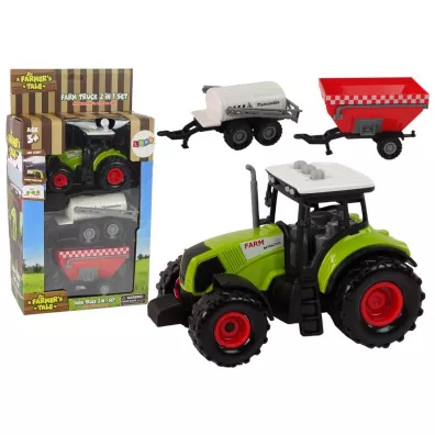 Traktor LED z d�wi�kiem + acesoria LeanToys