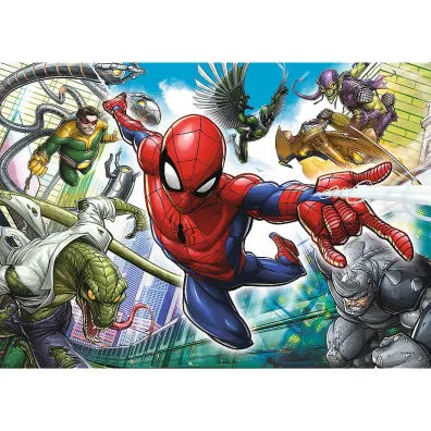 Puzzle 200 el. Urodzony bohater. Spiderman Trefl