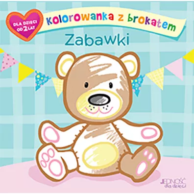 Kolorowanka z brokatem zabawki - Ola Makowska