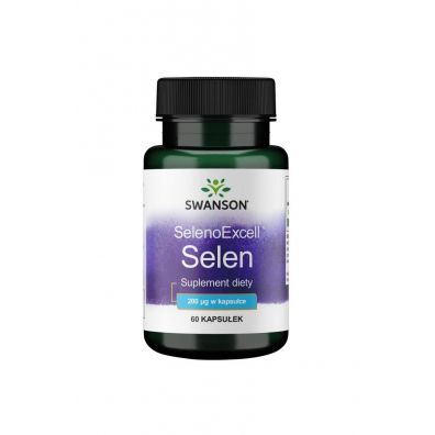 Swanson SelenoExcell 200 mcg - suplement diety 60 kaps.