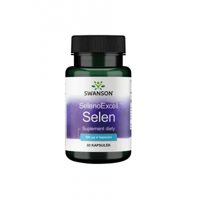 Swanson SelenoExcell 200 mcg - suplement diety 60 kaps.