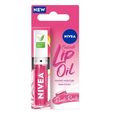Nivea Caring Lip Oil piel�gnuj�cy olejek do ust Pink Rock 5.5 ml