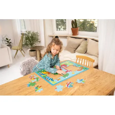 Puzzle 40 el. Dino Scratch