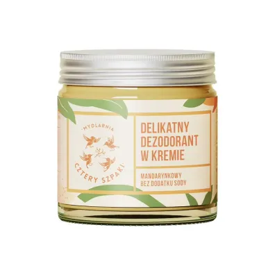 Mydlarnia 4 Szpaki Delikatny dezodorant w kremie mandarynkowy 60 ml
