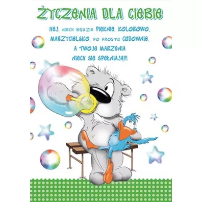 Stamp Karnet Happy B6 + koperta wz�r nr 17