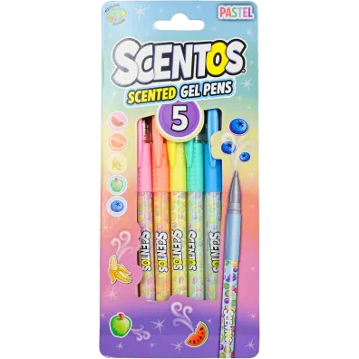 Dumel Scentos. Pachn�ce �elowe d�ugopisy. 5 neonowych kolor�w 5 szt.