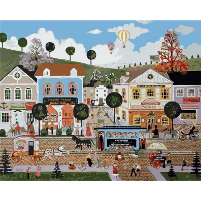 Hobby-maniak.pl Malowanie po numerach - Nowy Orlean 40x50cm