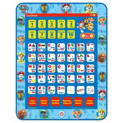 Dwuj�zyczny tablet edukacyjny Psi Patrol JCPAD002PAi17 Lexibook-Apollo