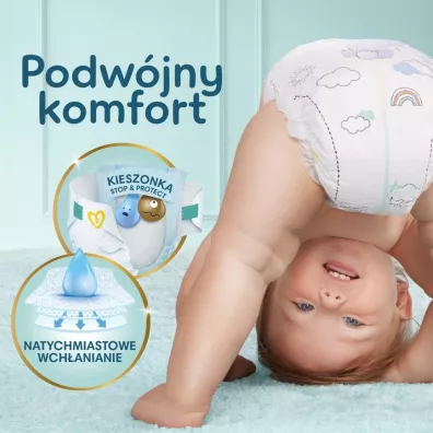 Pampers Pieluchy Midi 3 Premium Care (6-10 kg) 60 szt.