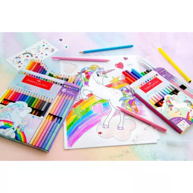 Faber-Castell Kredki sze�ciok�tne Unicorn 13 szt.