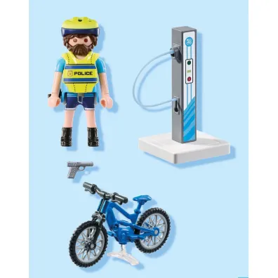 Playmobil Action Heroes Rowerowy patrol policji 71732