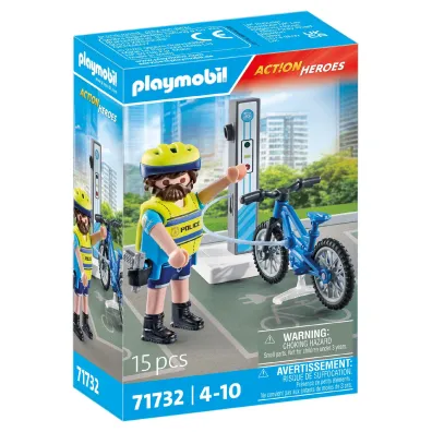 Playmobil Action Heroes Rowerowy patrol policji 71732