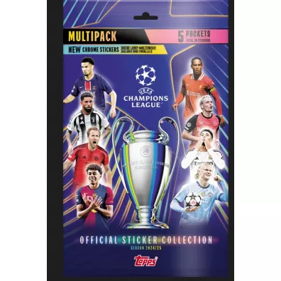 Topps UEFA Champions League 2024/25 naklejki Multipack