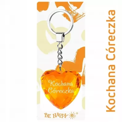 Be-Happy Gifts Brelok Serce Kochana C�reczka