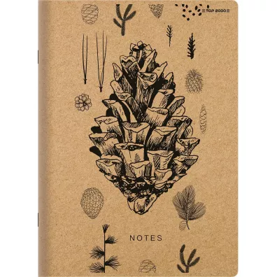 Top-2000 Zeszyt Go Green A5 70g z marginesem Linia, 9 mm, margines 60 kartek