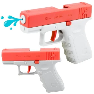 Pistolet na wod� mini glock r�owy 13cm LeanToys