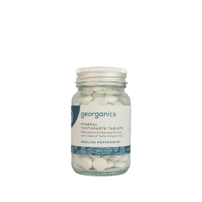 Georganics Naturalne tabletki do mycia z�b�w, English Peppermint 120 tab.