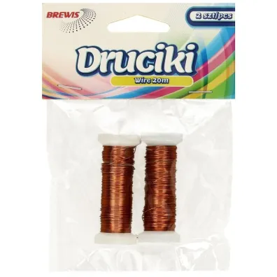 Brewis Druciki florystyczne miedziane 20m