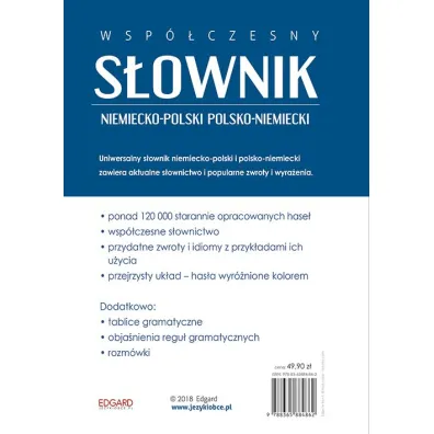 EDGARD. Niemiecki. Wsp�czesny s�ownik niemiecko-polski, polsko-niemecki