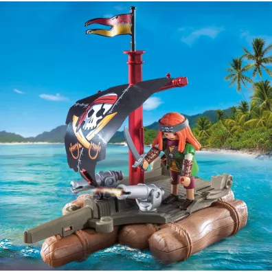 Playmobil Pirates Piracka tratwa ze skarbem 71794