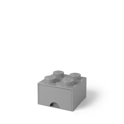Szuflada klocek LEGO Brick 4 Szara