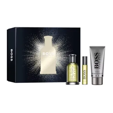 Hugo Boss Zestaw dla m�czyzn Boss Bottled Woda toaletowa + �el pod prysznic + Mini woda toaletowa 2 x 100 ml + 10 ml