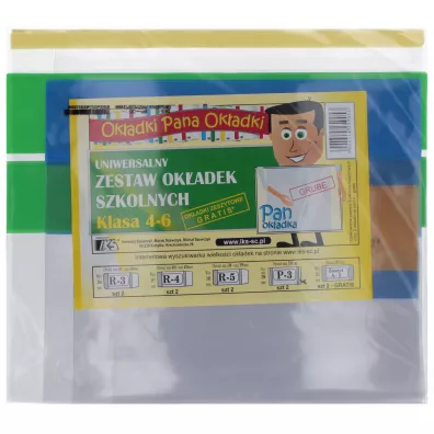 Iks Komplet ok�adek klasy 4-6 10 szt.