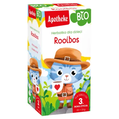 Apotheke Herbatka dla dzieci rooibos 20 x 1.5 g Bio