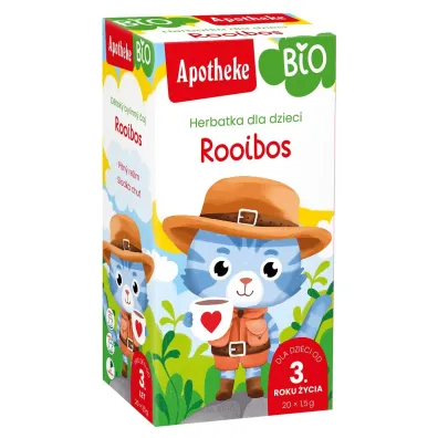 Apotheke Herbatka dla dzieci rooibos 20 x 1.5 g Bio