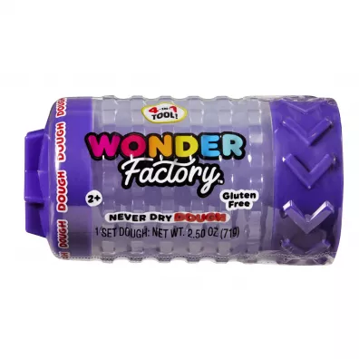 Wonder Factory Never Dry Dough Singles - Purple Mga Entertainment